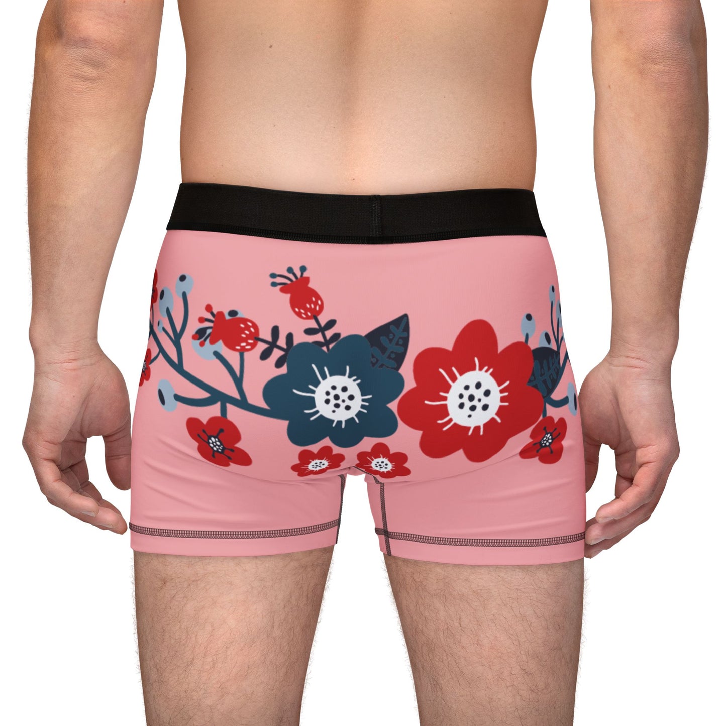 Floral Frame Mood | Artistic Floral Frame Men’s Boxers