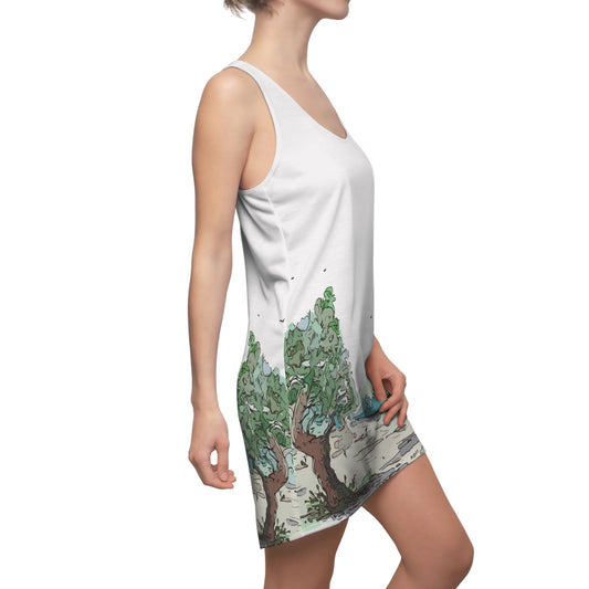 Racerback Dress | Valley House Scenic Print