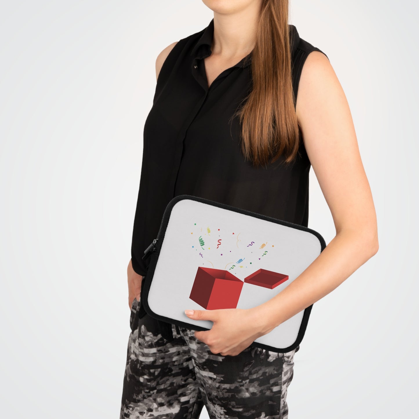 Gift Box Vibes | Sweet Gift Box Laptop Sleeve for Everyday Joy