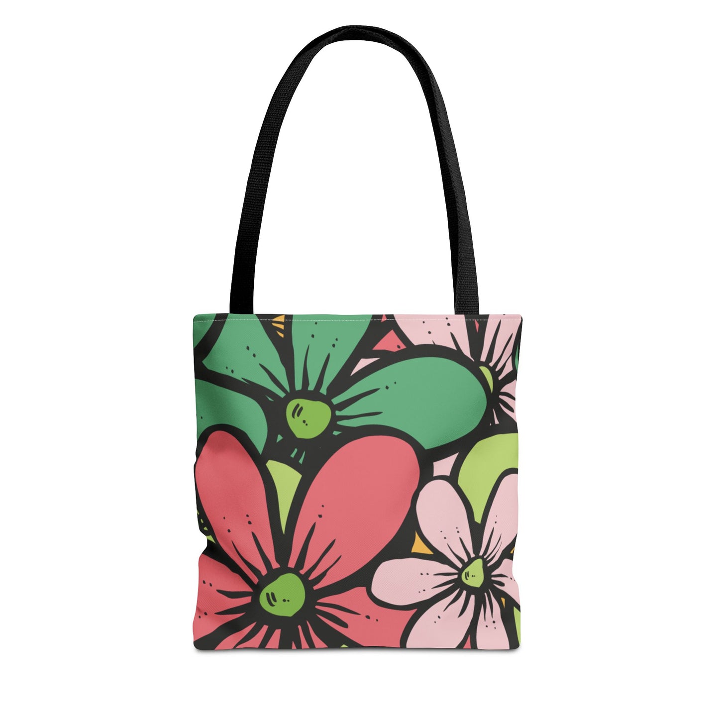 Colorful Floral Tote Bag | Bright, Playful & Stylish | Perfect for Everyday & Travel