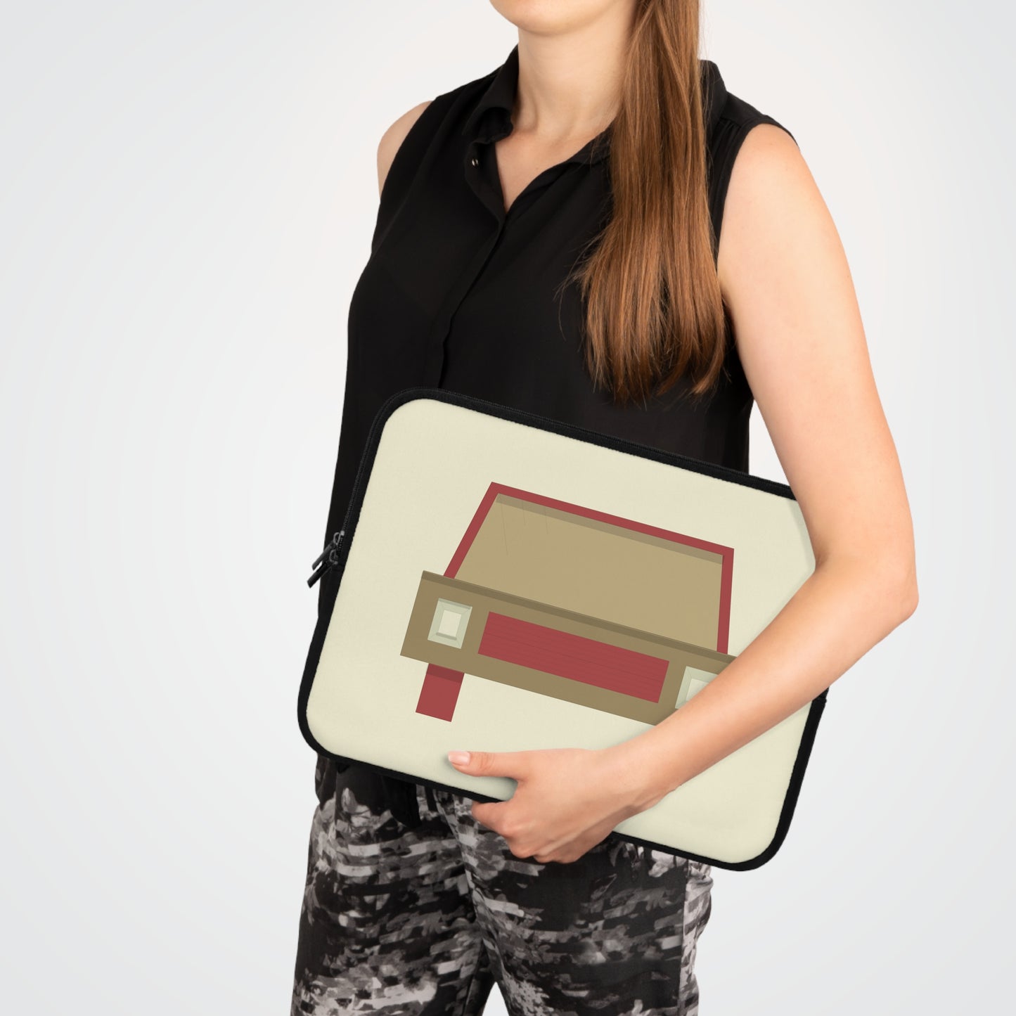 Cargo Sketch Motion | Industrial Truck Sketch Laptop Sleeve