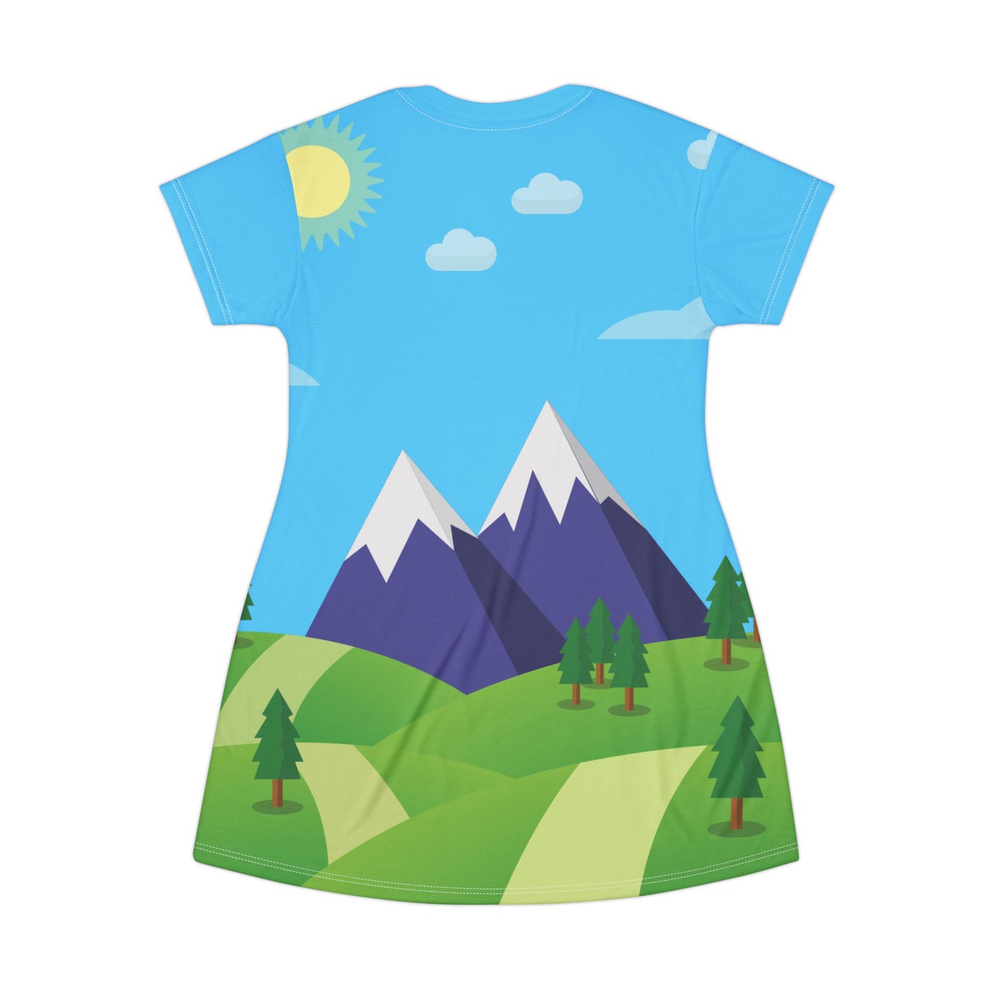 Sky Mountain Dream Dress | The Chill & Charming T-Shirt Dress For Every Mood