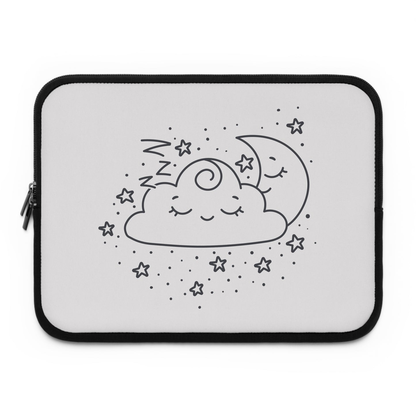 Moon & Star Night Laptop Sleeve | Dreamy Night Sky Design for Stylish Laptop Protection