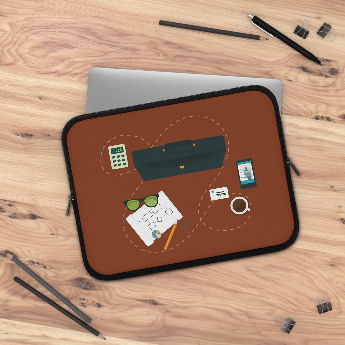Smart Business Flow | Modern Business Organization Laptop Sleeve