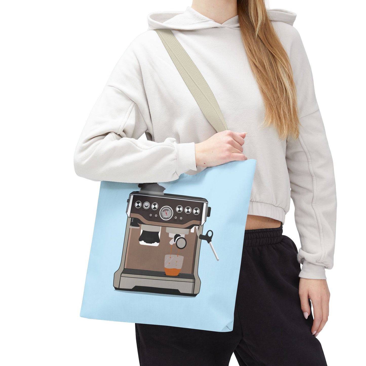 Energy from Coffee | Coffee Machine Illustration Tote Bag