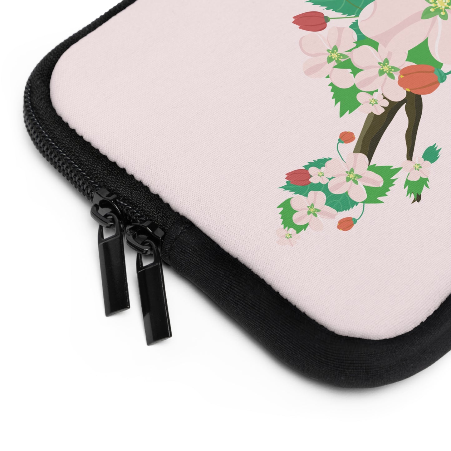 Blooming Peach Blossoms | Fun & Fresh Laptop Sleeve Full of Spring Vibes