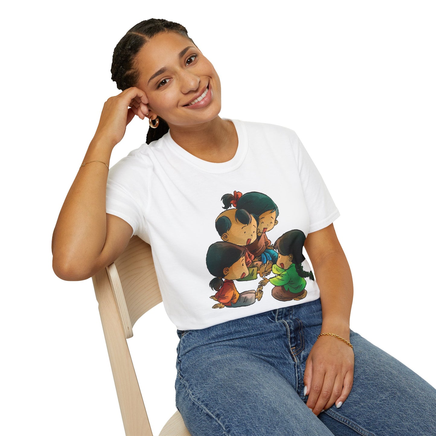 Unisex Softstyle Tee | "Na Nu Na Nong" | Vietnamese Childhood Game Shirt