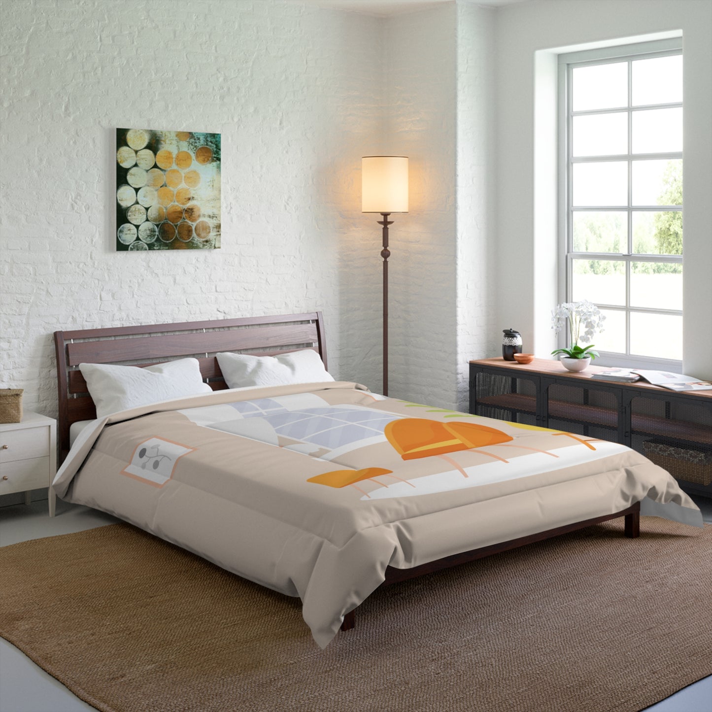 Living Room Accent Comforter | A Bold Decorative Touch for Modern Spaces