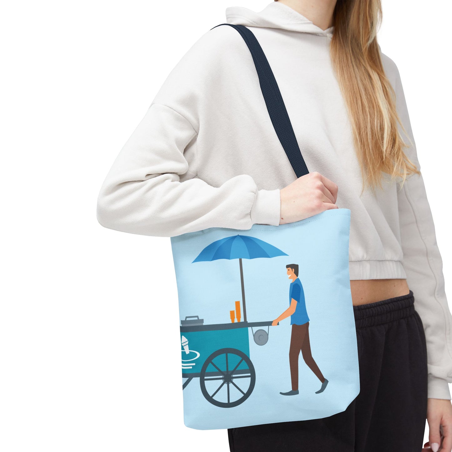 Sweet Ice Cream Ride | Fun Ice Cream Truck Tote Bag Full of Summer Vibes