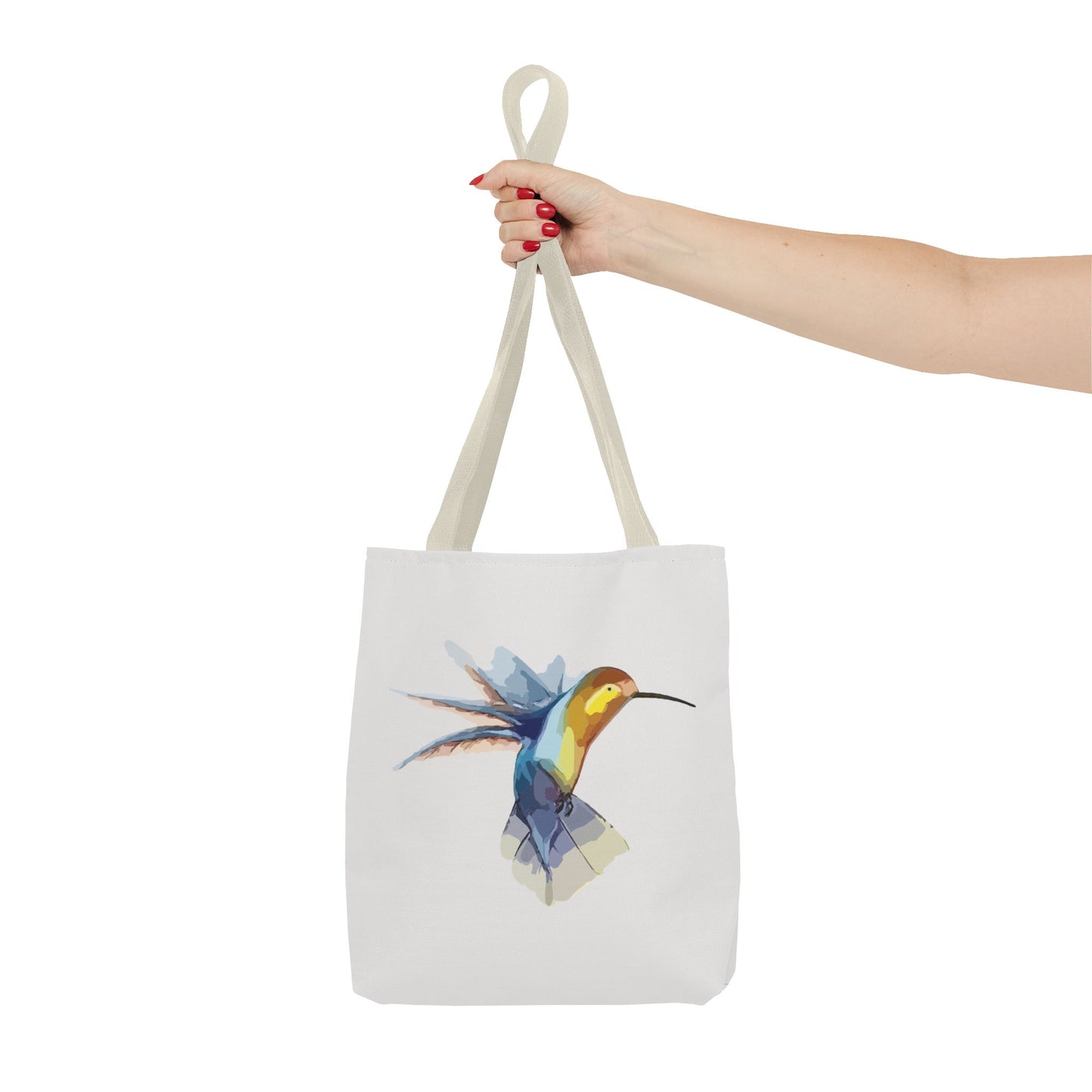 Hummingbird Art Flight | Artistic Hummingbird Tote Bag