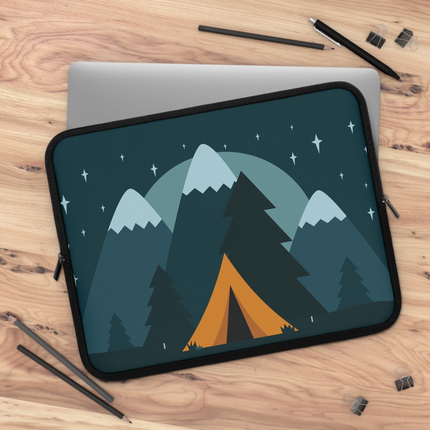 Camp Under The Stars | Nature Camping Tent Laptop Sleeve for Outdoor Lovers