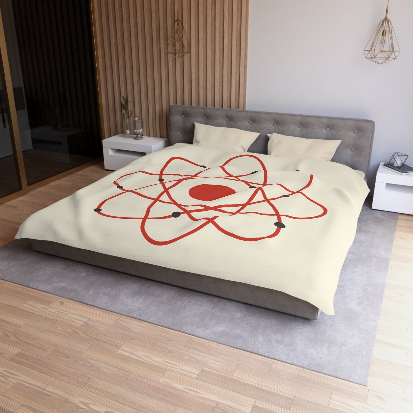 Creative Physics Universe | Science-Inspired Microfiber Duyet Cover