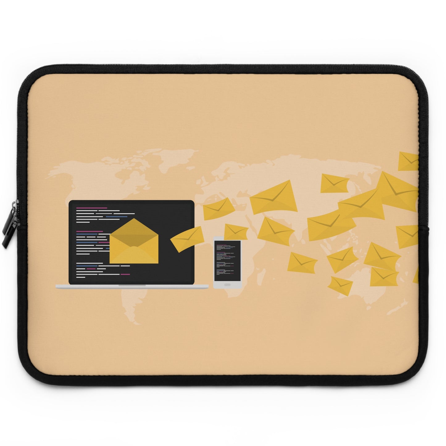 Inbox Billboard Vibes | Fun Laptop Sleeve for Digital & Creative Minds
