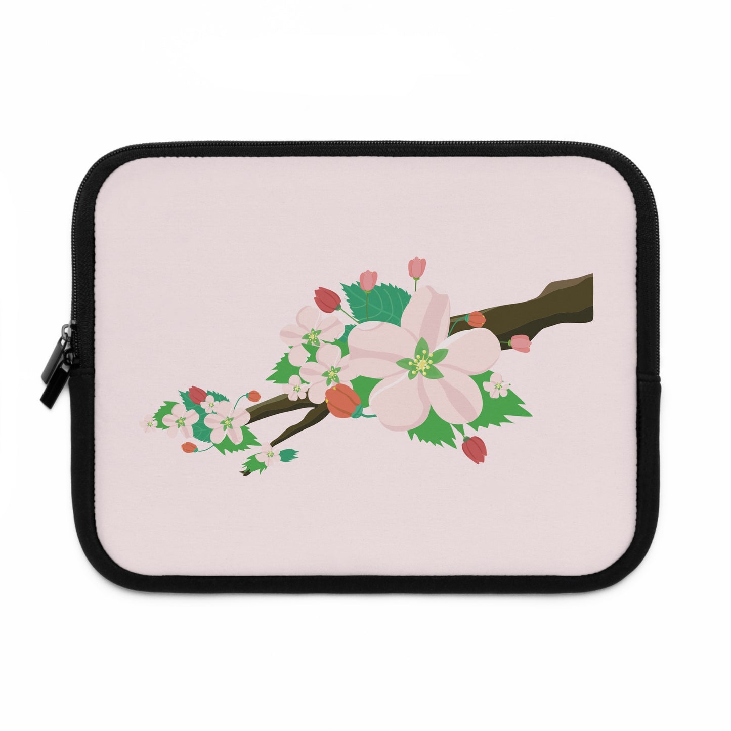 Blooming Peach Blossoms | Fun & Fresh Laptop Sleeve Full of Spring Vibes