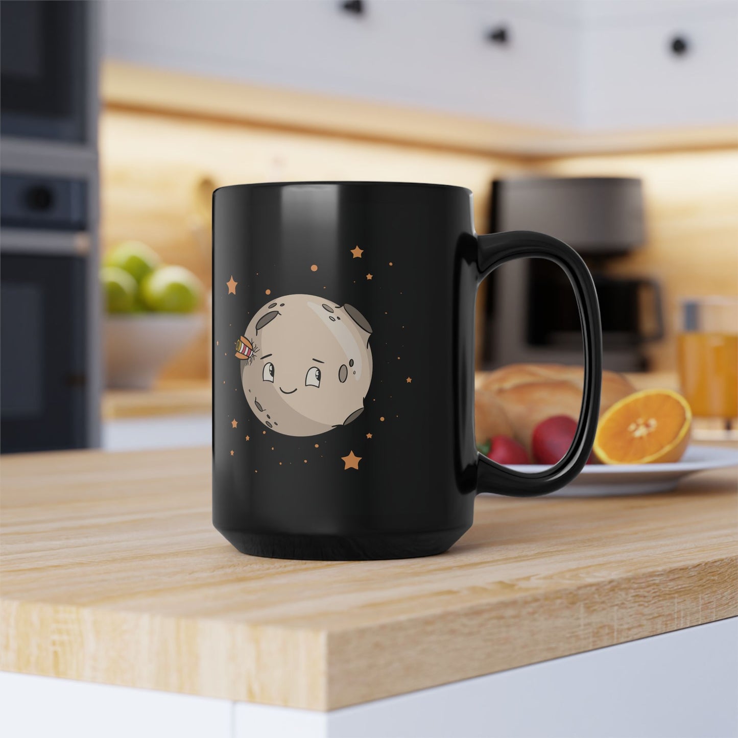 “Moon in the Galaxy” Ceramic Mug | Stillness in Every Sip