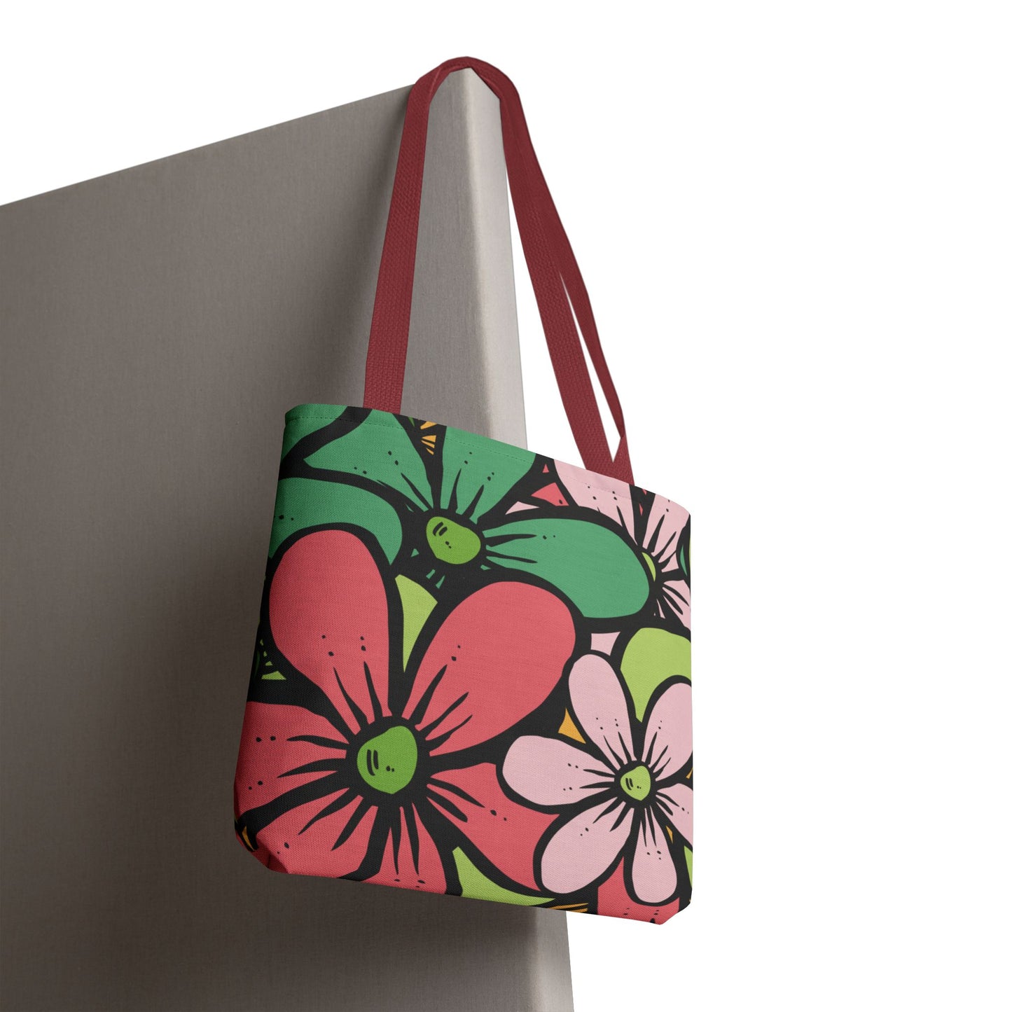 Colorful Floral Tote Bag | Bright, Playful & Stylish | Perfect for Everyday & Travel