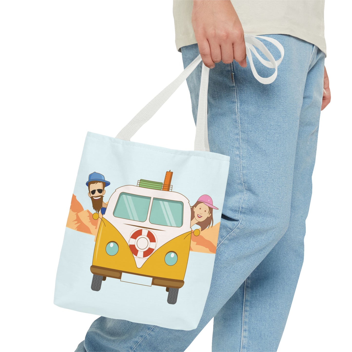 Van Life Together | Fun Road Trip Couple Tote Bag
