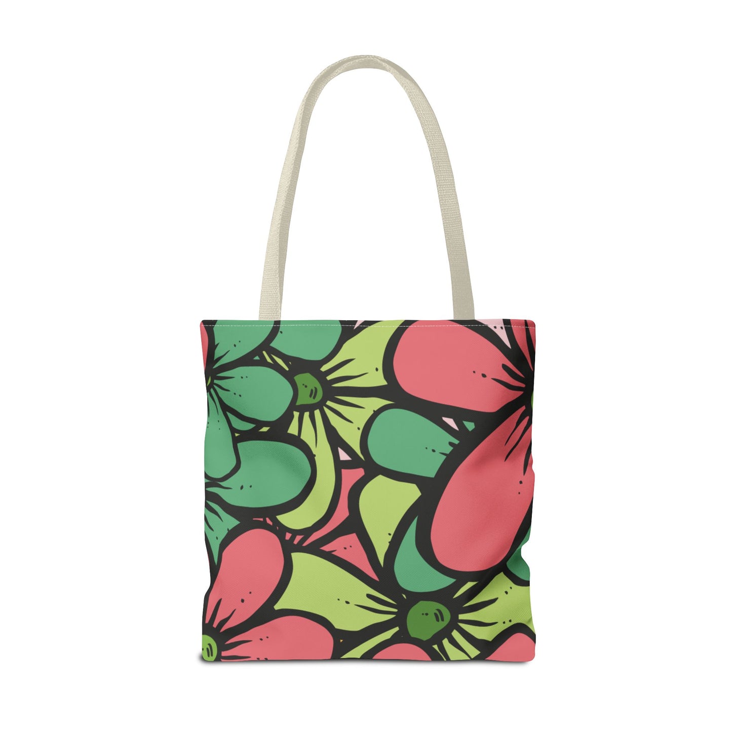 Colorful Floral Tote Bag | Bright, Playful & Stylish | Perfect for Everyday & Travel