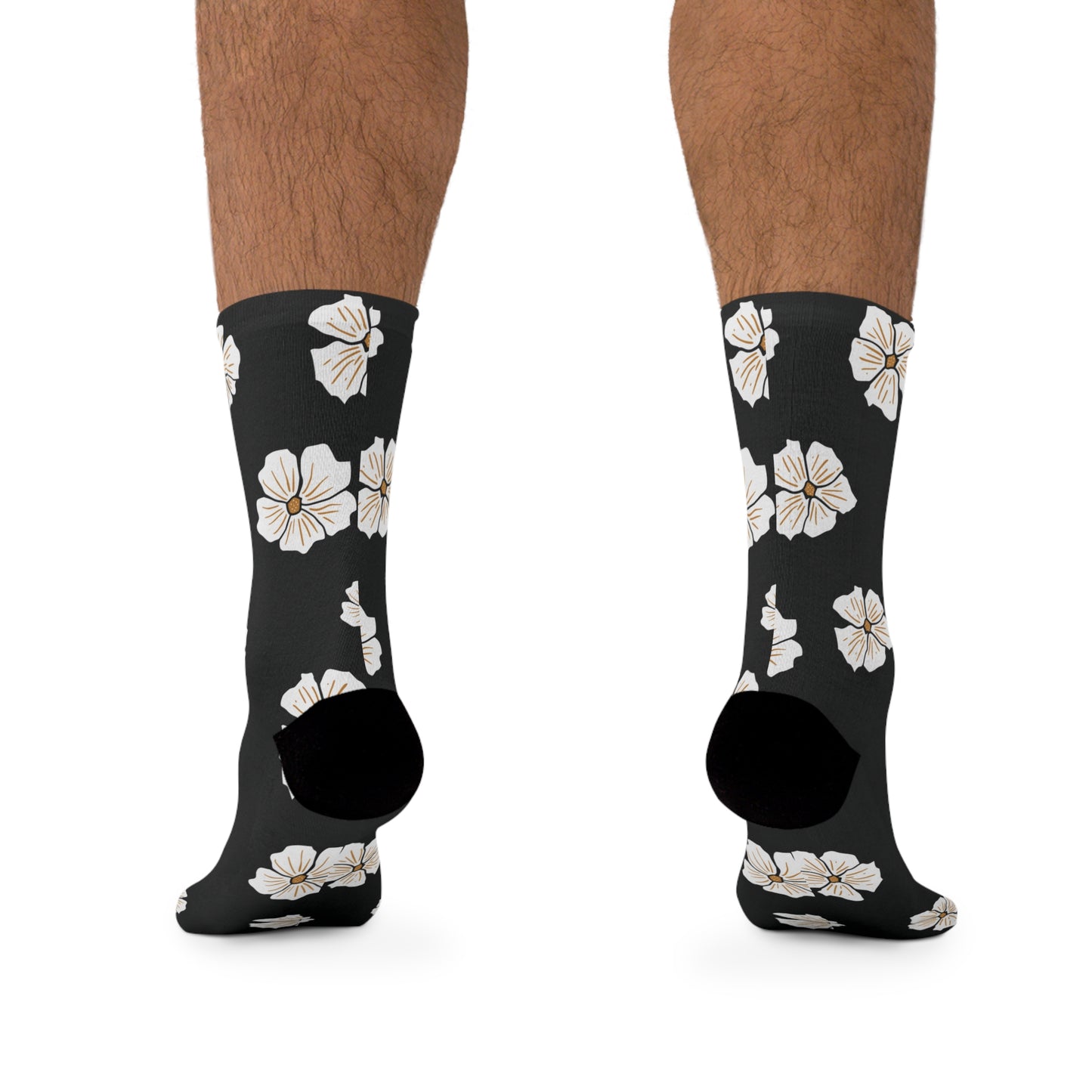 Luxury Bloom Recycled Socks | Premium Floral Print