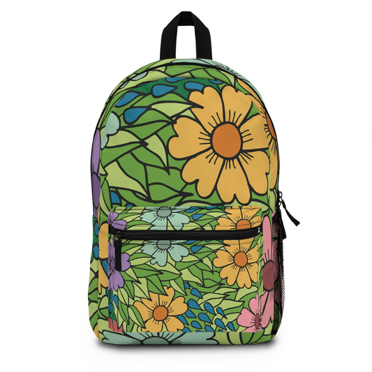 Bloom Everywhere | Floral Background Backpack For Everyday Joy