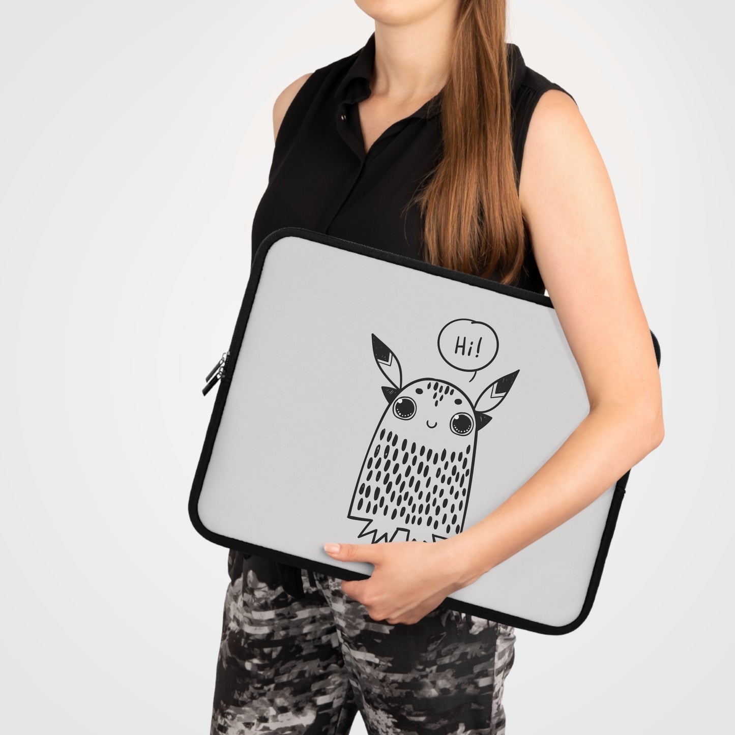 Little Monster Vibes | Cute Monster Laptop Sleeve Full of Fun