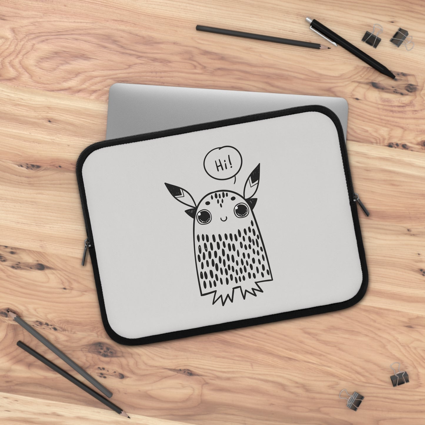 Little Monster Vibes | Cute Monster Laptop Sleeve Full of Fun