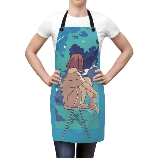 “Cloud Gazing” Apron | Peaceful Cooking Moments