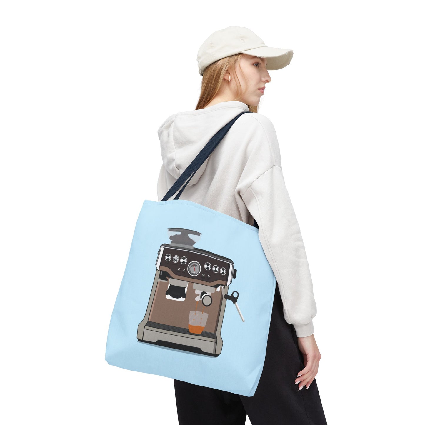 Energy from Coffee | Coffee Machine Illustration Tote Bag