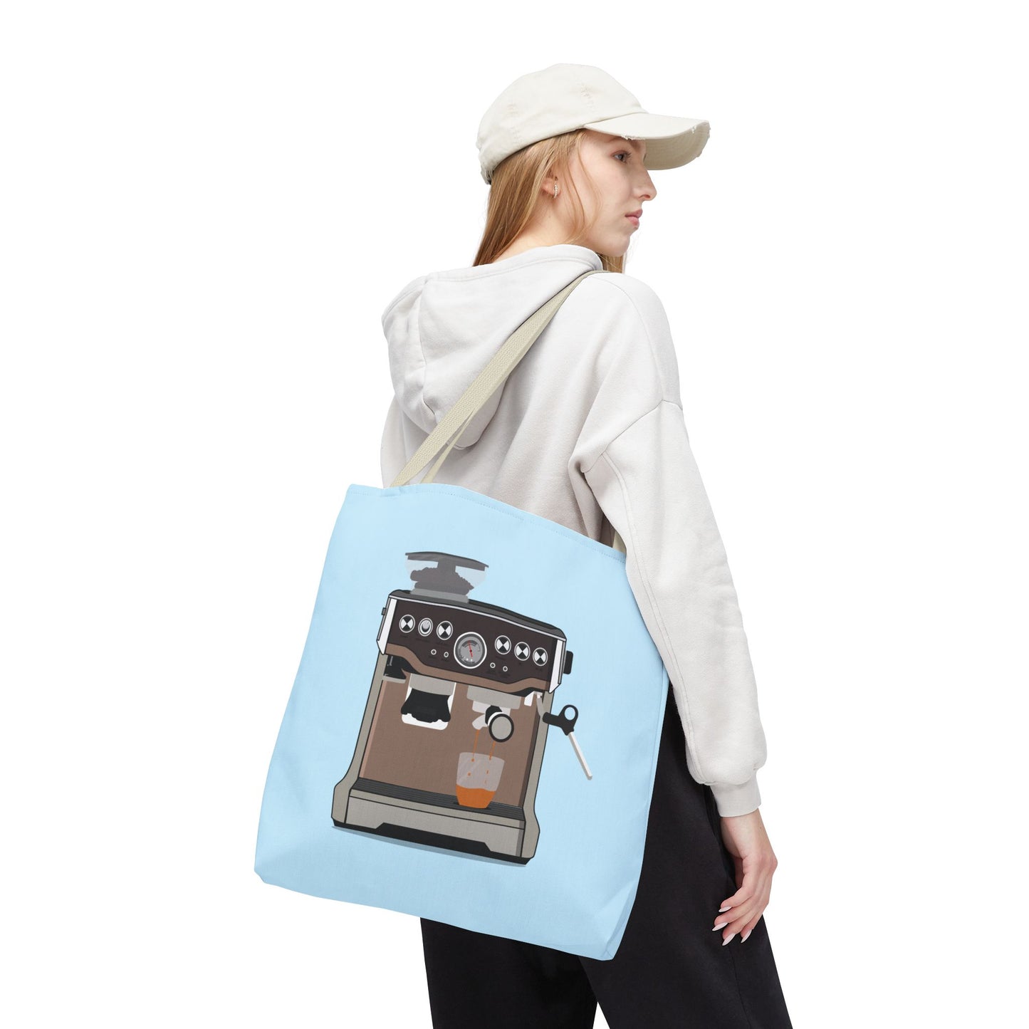 Energy from Coffee | Coffee Machine Illustration Tote Bag