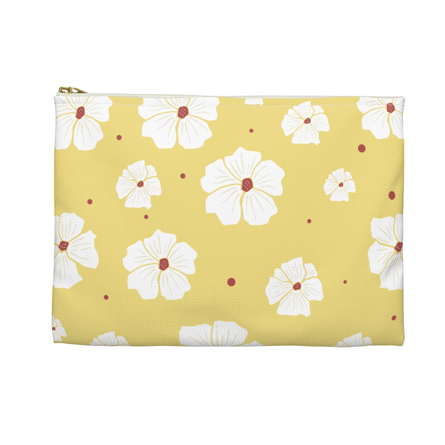 Minimalist Floral Accessory Pouch | Elegant Simplicity