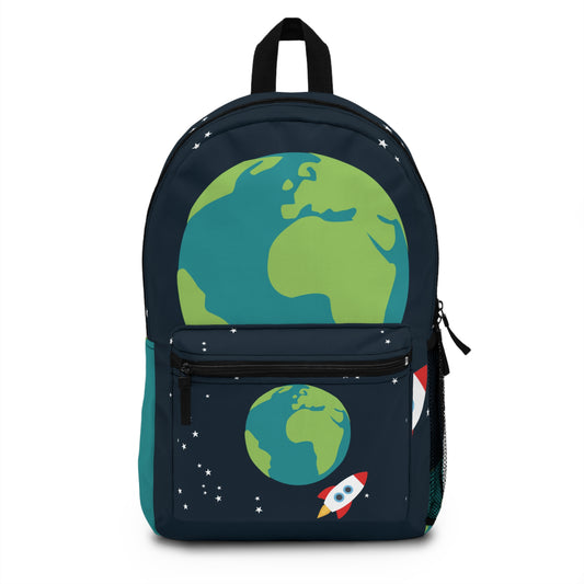 Mission to Success | Backpack with Rocket Launch Print | Unique – Bold – Space-Powered Gear
