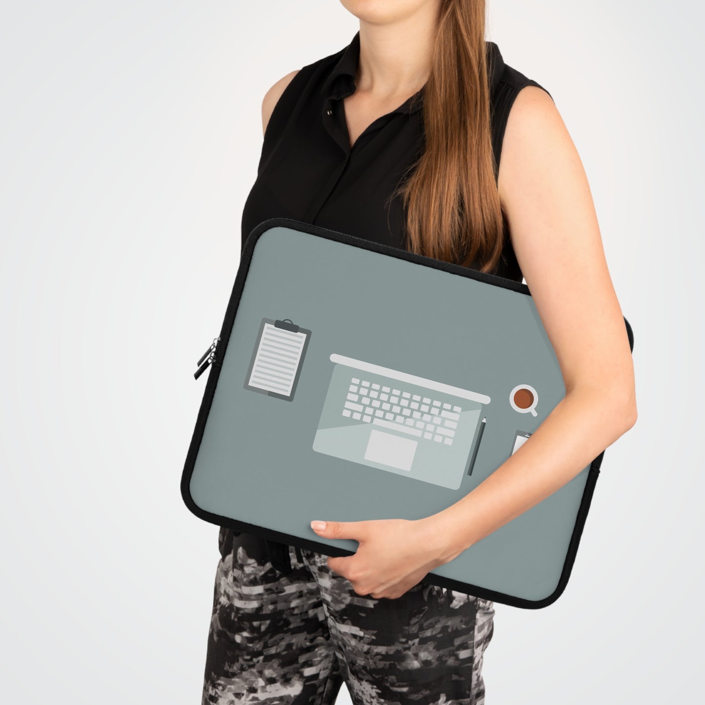 Creative Workspace Flow | Modern Workspace Inspired Laptop Sleeve for Daily Work