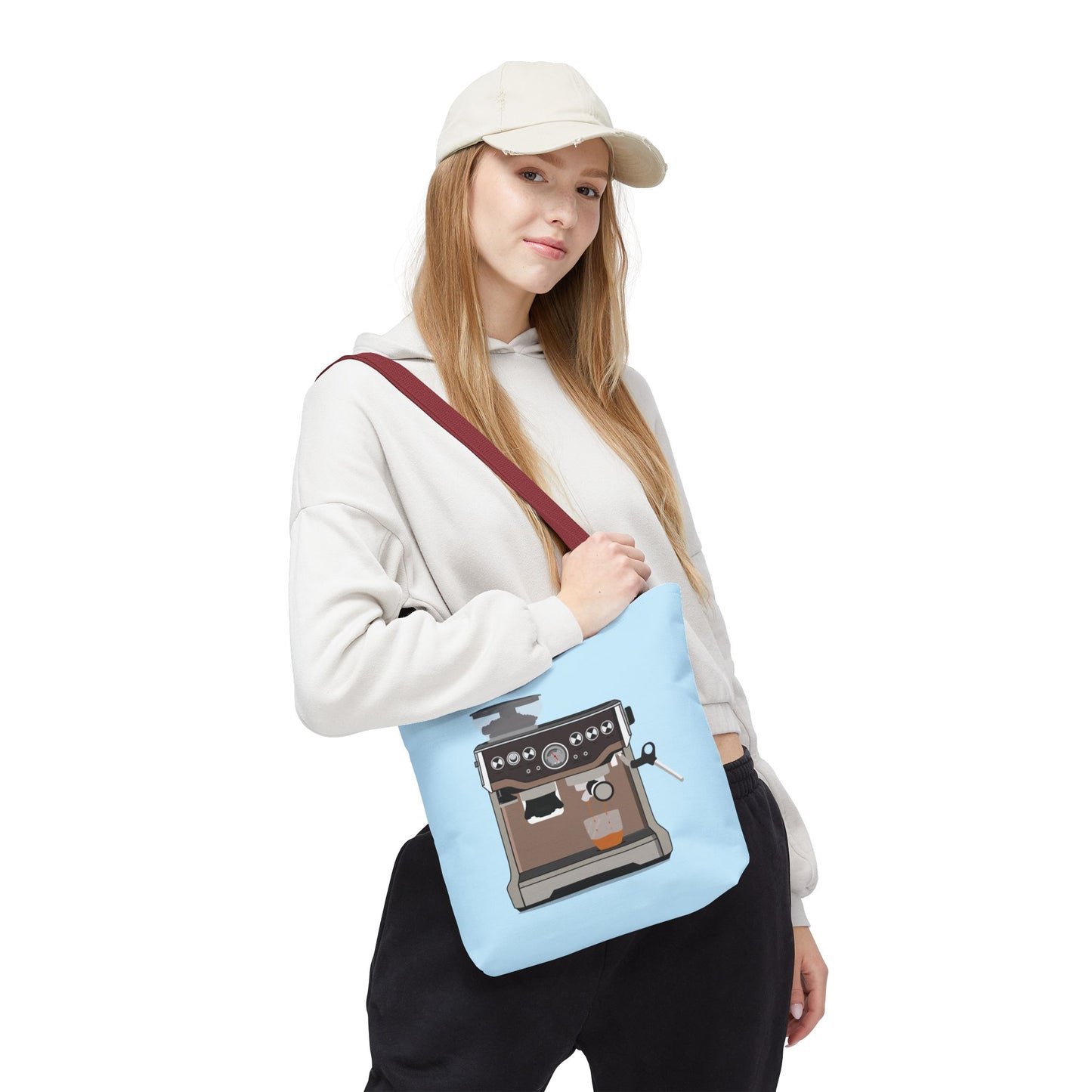 Energy from Coffee | Coffee Machine Illustration Tote Bag