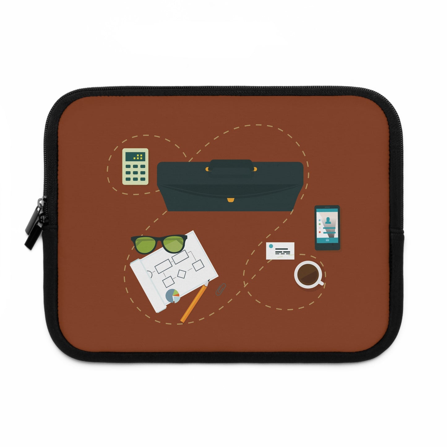 Smart Business Flow | Modern Business Organization Laptop Sleeve