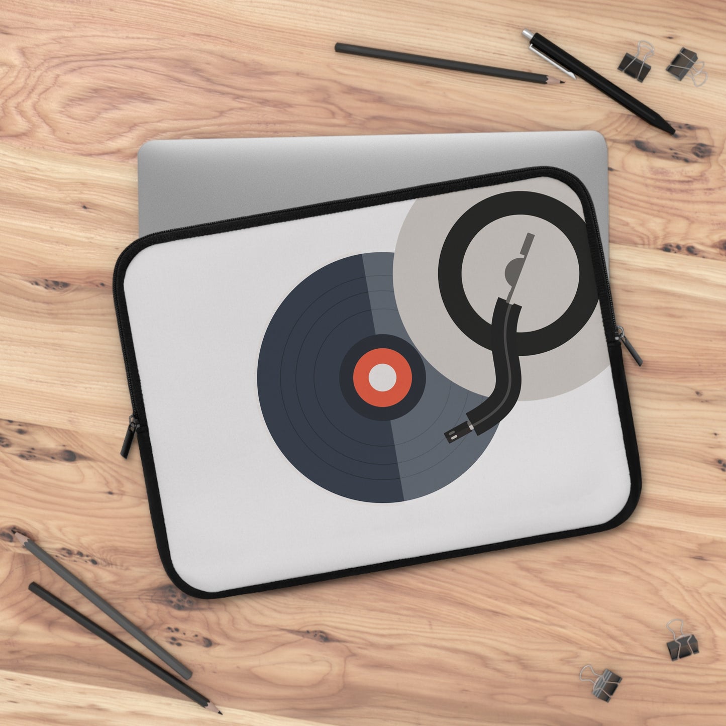 Platinum Disc Vibes | Fun & Stylish Laptop Sleeve for Music Lovers and Creatives