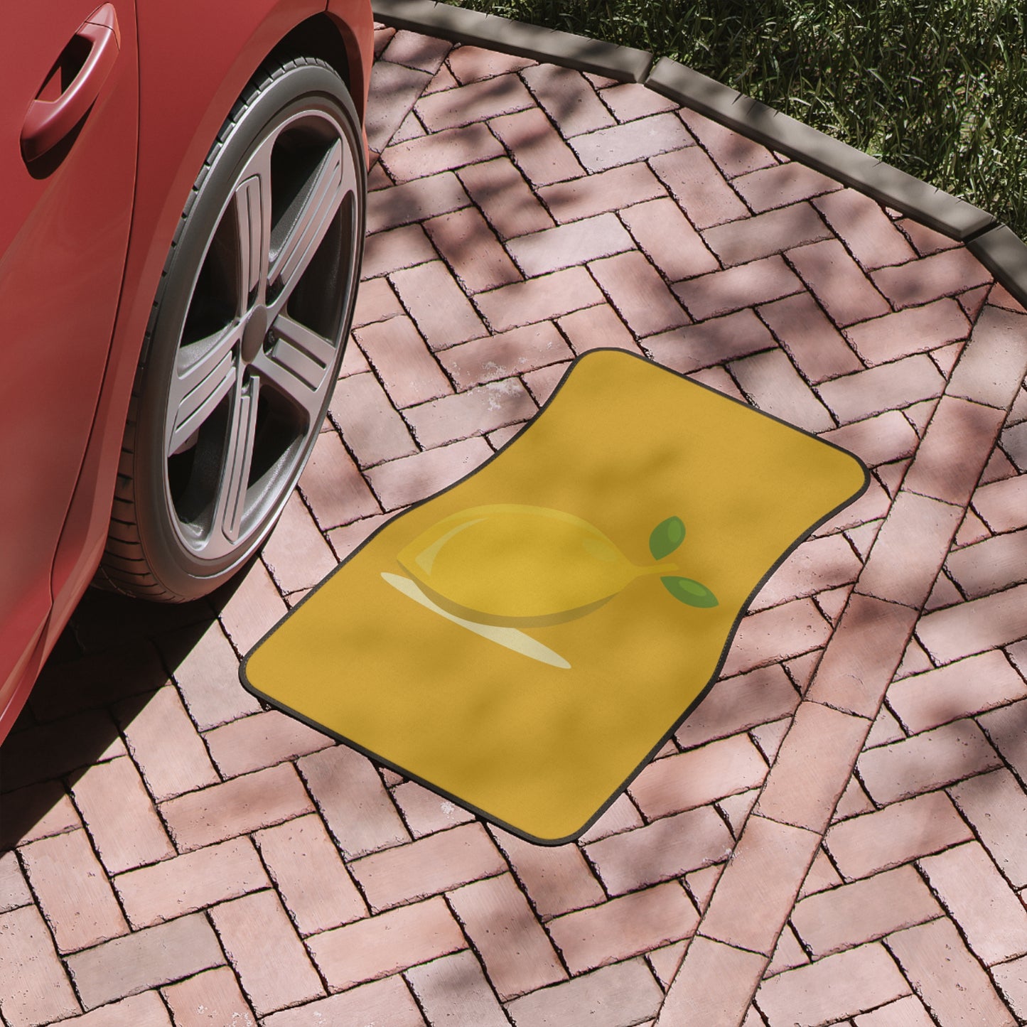 “Lemon Fresh” Car Floor Mat | Bright Style for Bold Drivers