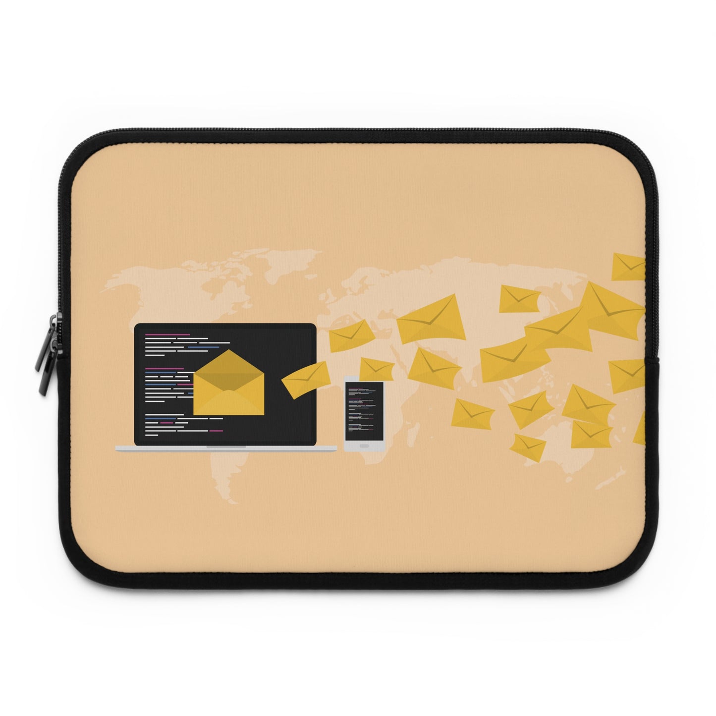 Inbox Billboard Vibes | Fun Laptop Sleeve for Digital & Creative Minds