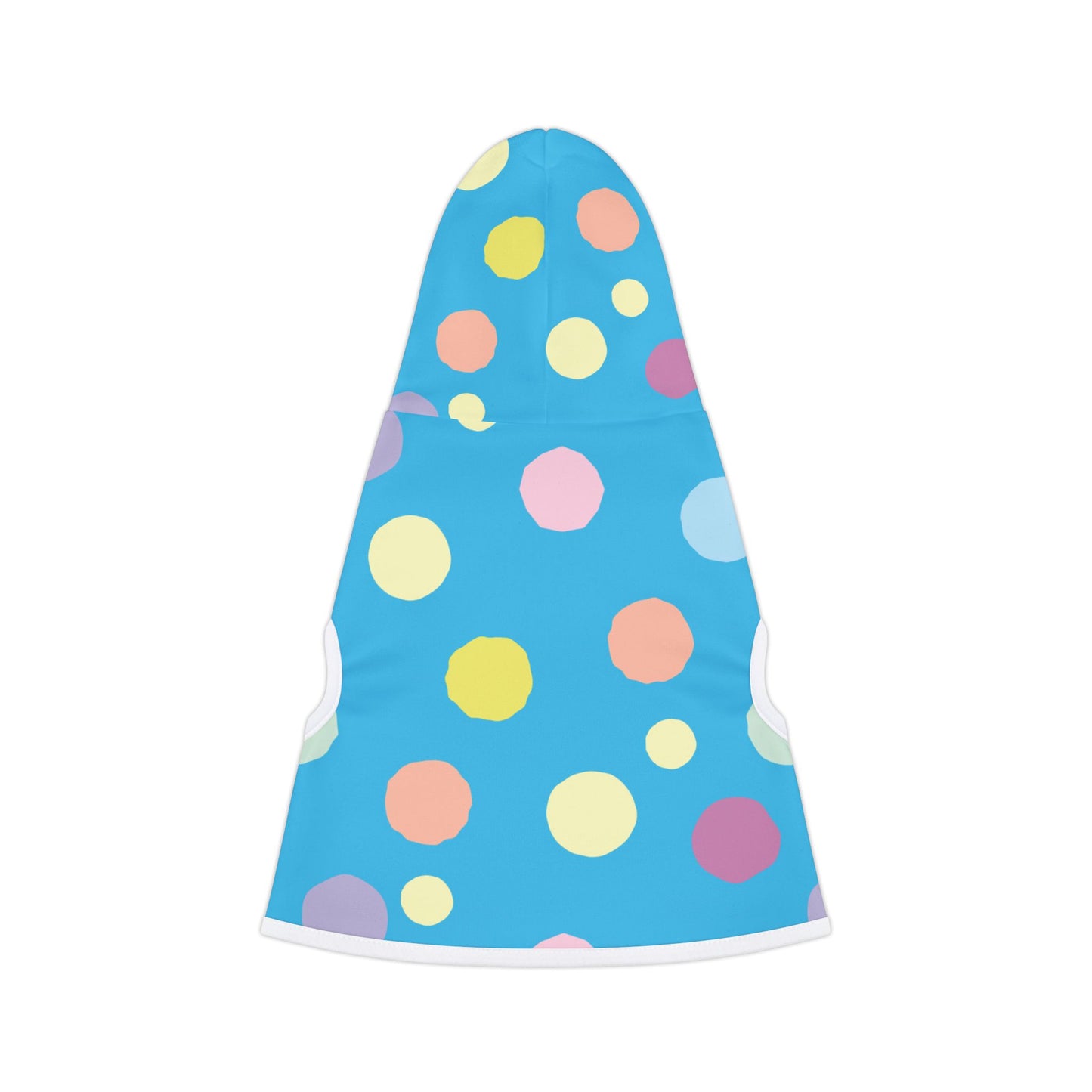 Pet Hoodie | Cool Blue Geometry | Stylish Wear for Trendy Pets