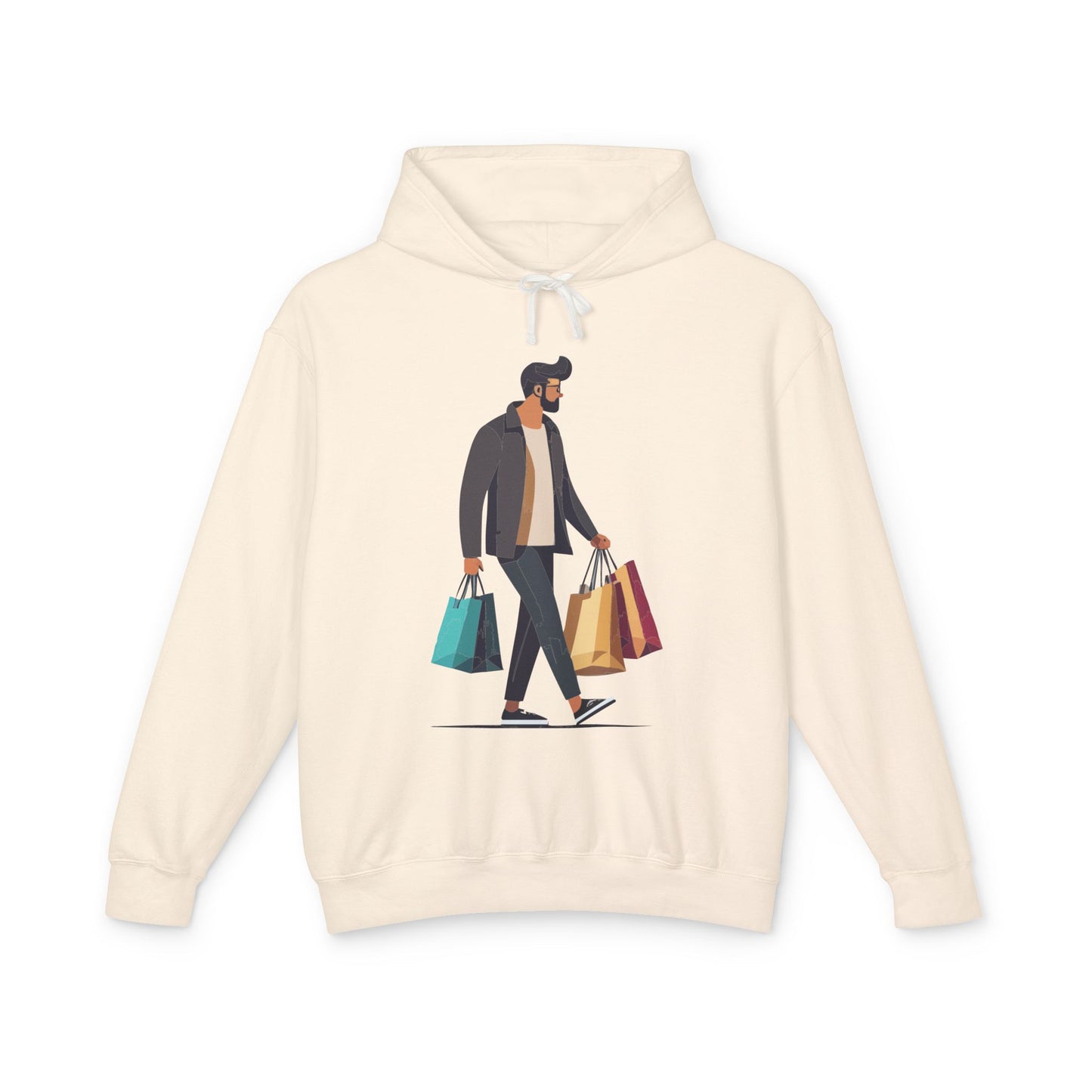 “Shopping Mood” Hoodie | Minimal, Fun & Urban