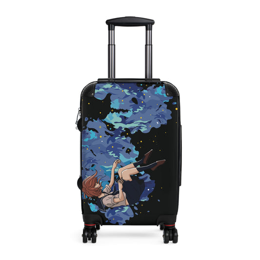 2D Art Suitcase – Girl & Water Scene