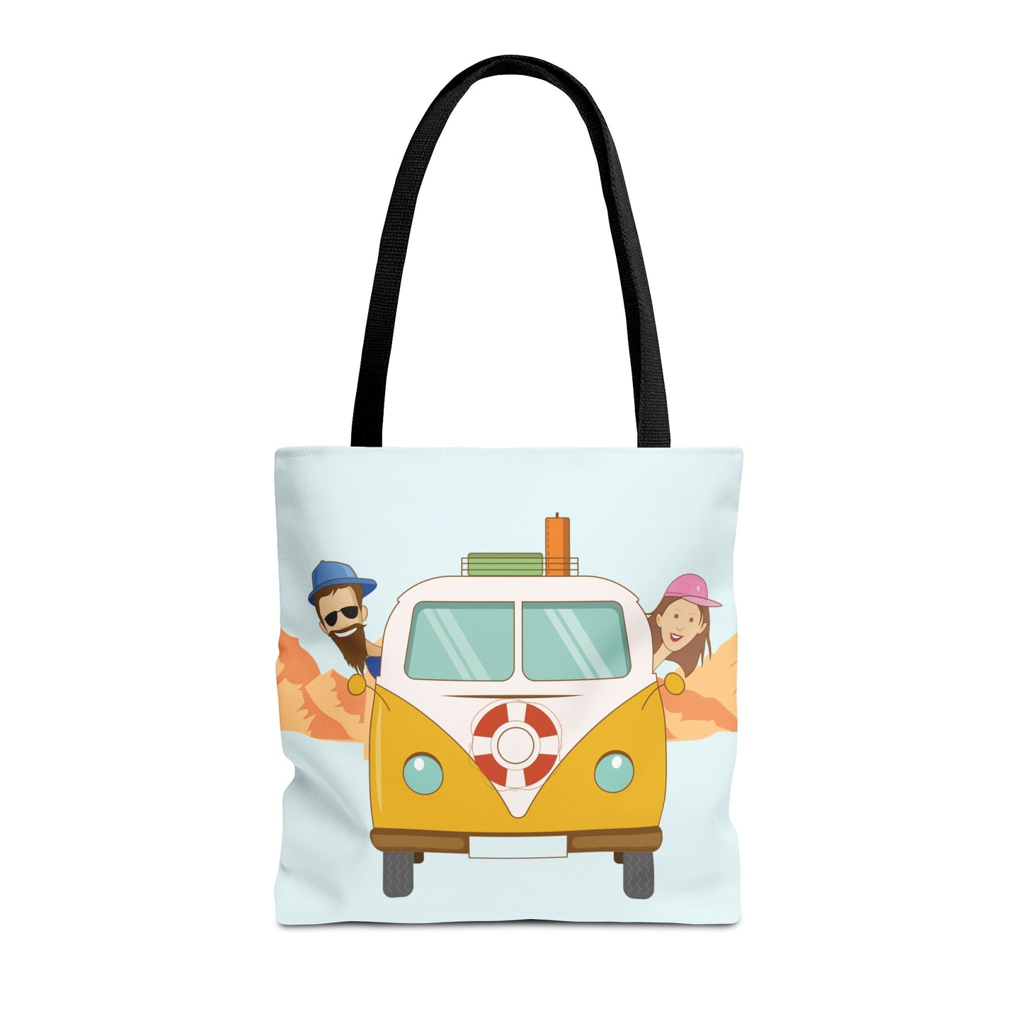 Van Life Together | Fun Road Trip Couple Tote Bag