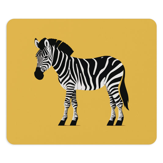 Zebra Dash Mouse Pad | Vibrant Zebra Desk Accessory