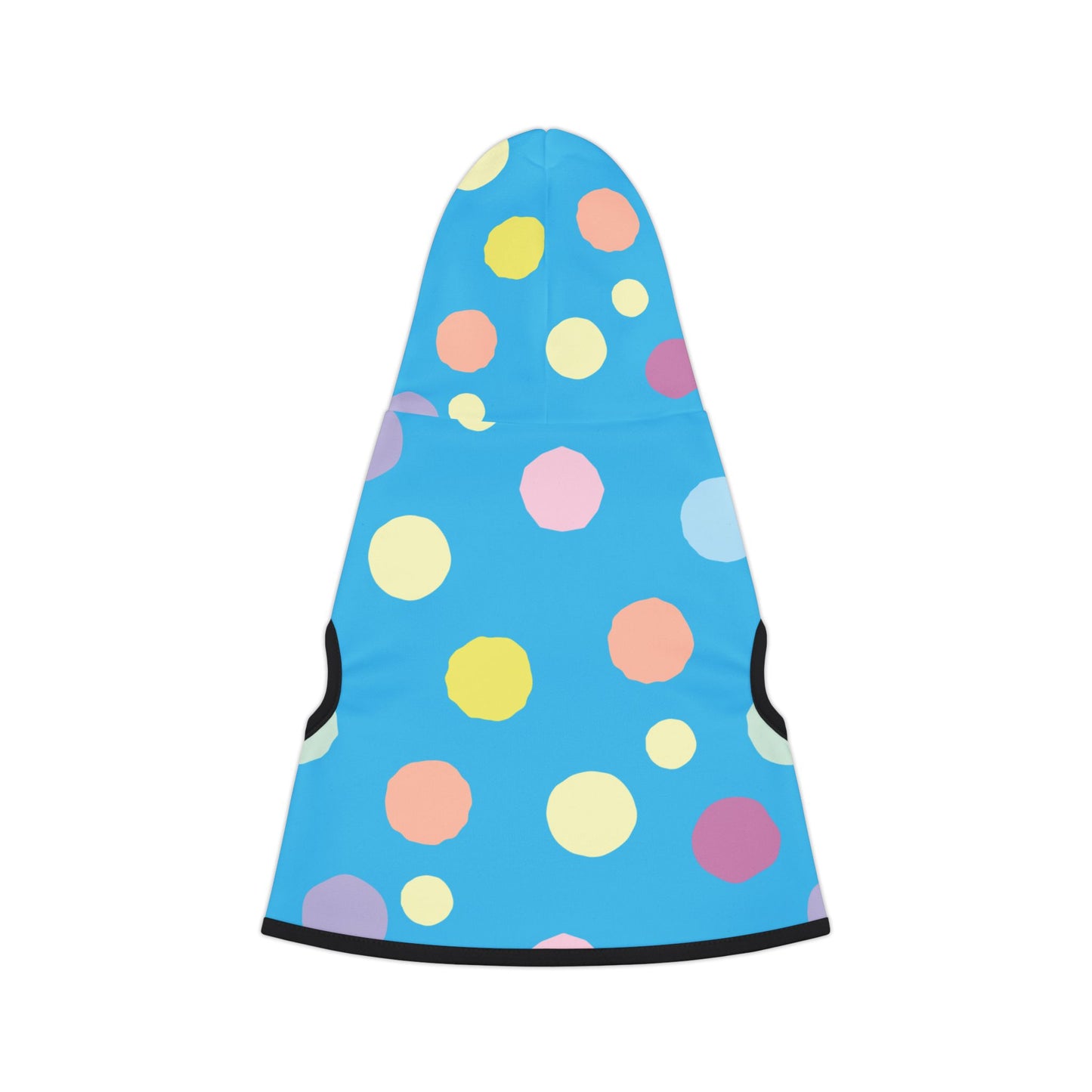 Pet Hoodie | Cool Blue Geometry | Stylish Wear for Trendy Pets