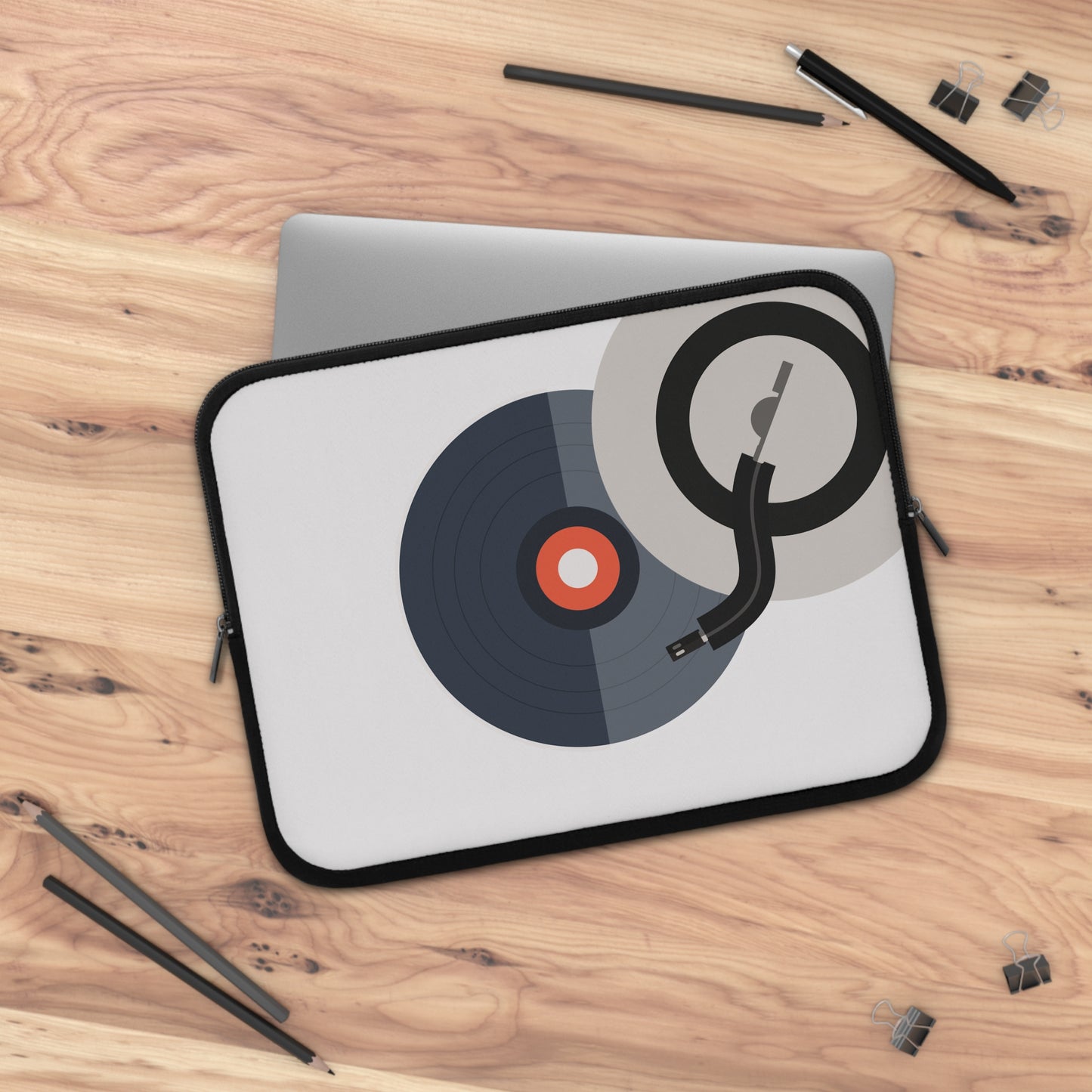 Platinum Disc Vibes | Fun & Stylish Laptop Sleeve for Music Lovers and Creatives