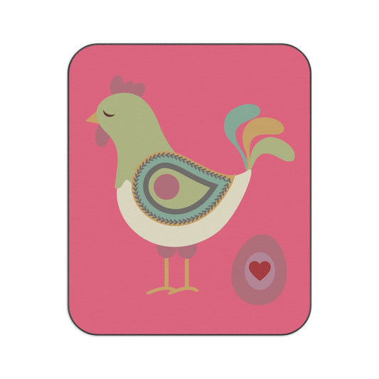 Happy Hen Picnic | Fun Chicken & Egg Illustrated Picnic Blanket