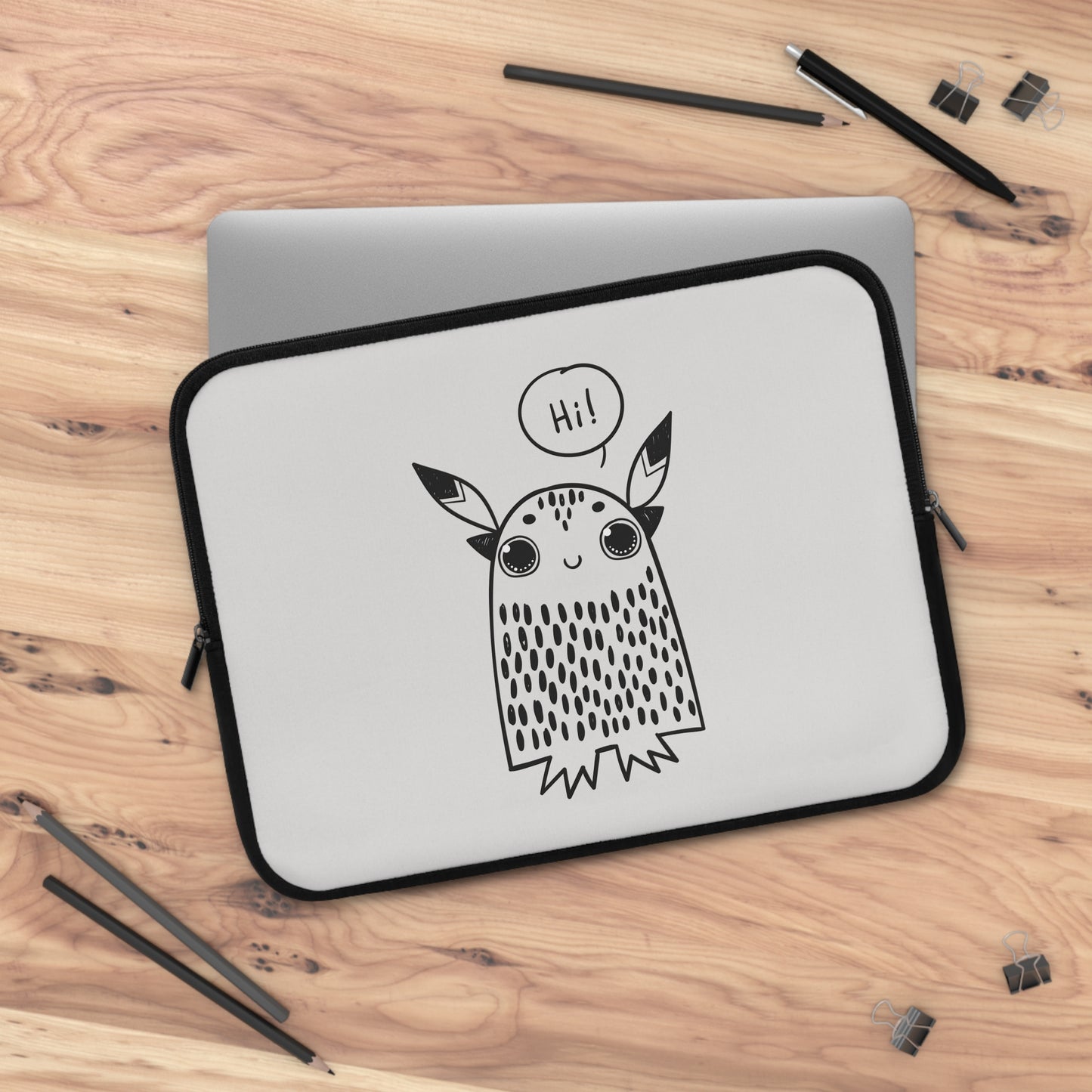 Little Monster Vibes | Cute Monster Laptop Sleeve Full of Fun