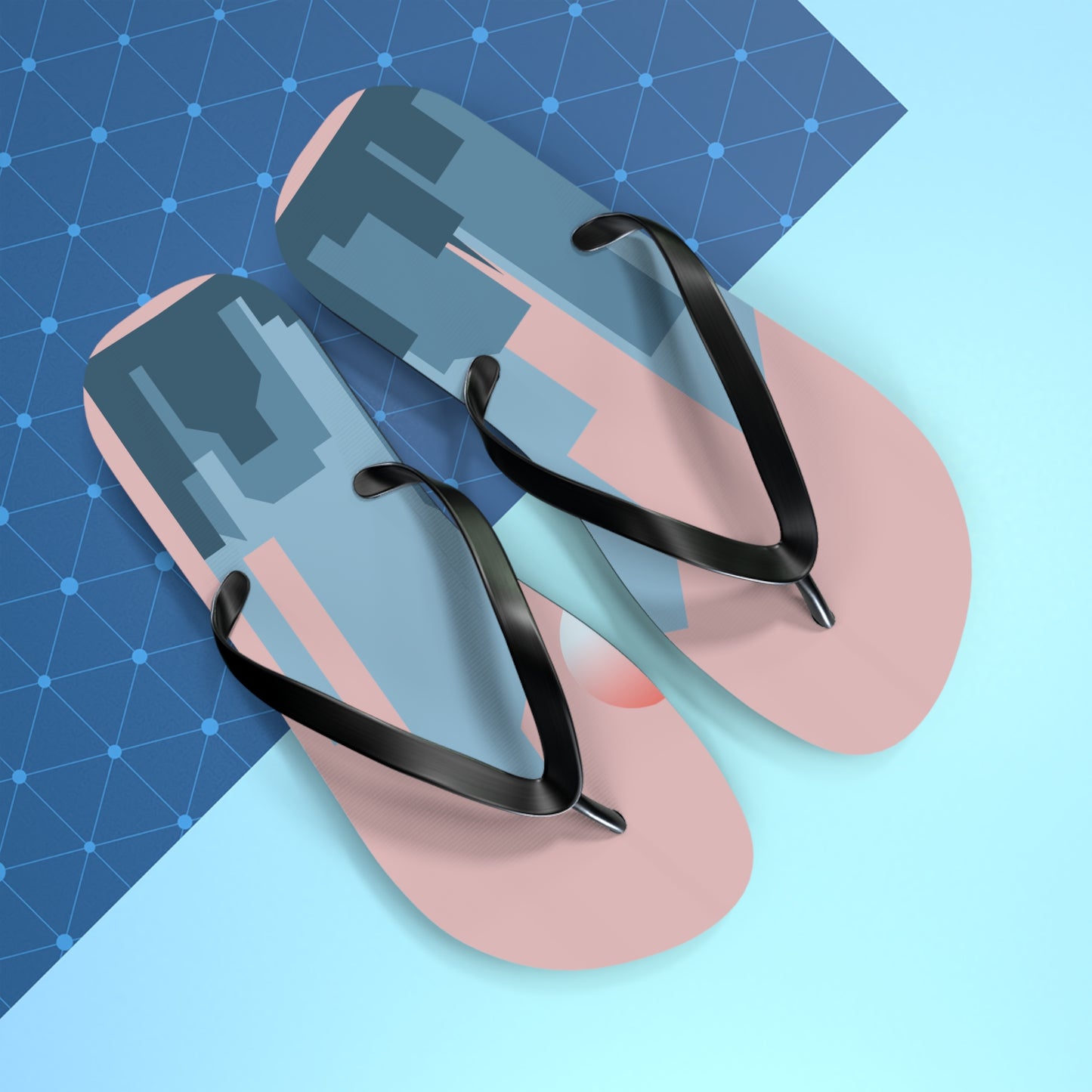 Urban Flip-Flops | 2D City Building Design | Bold Style in Every Step