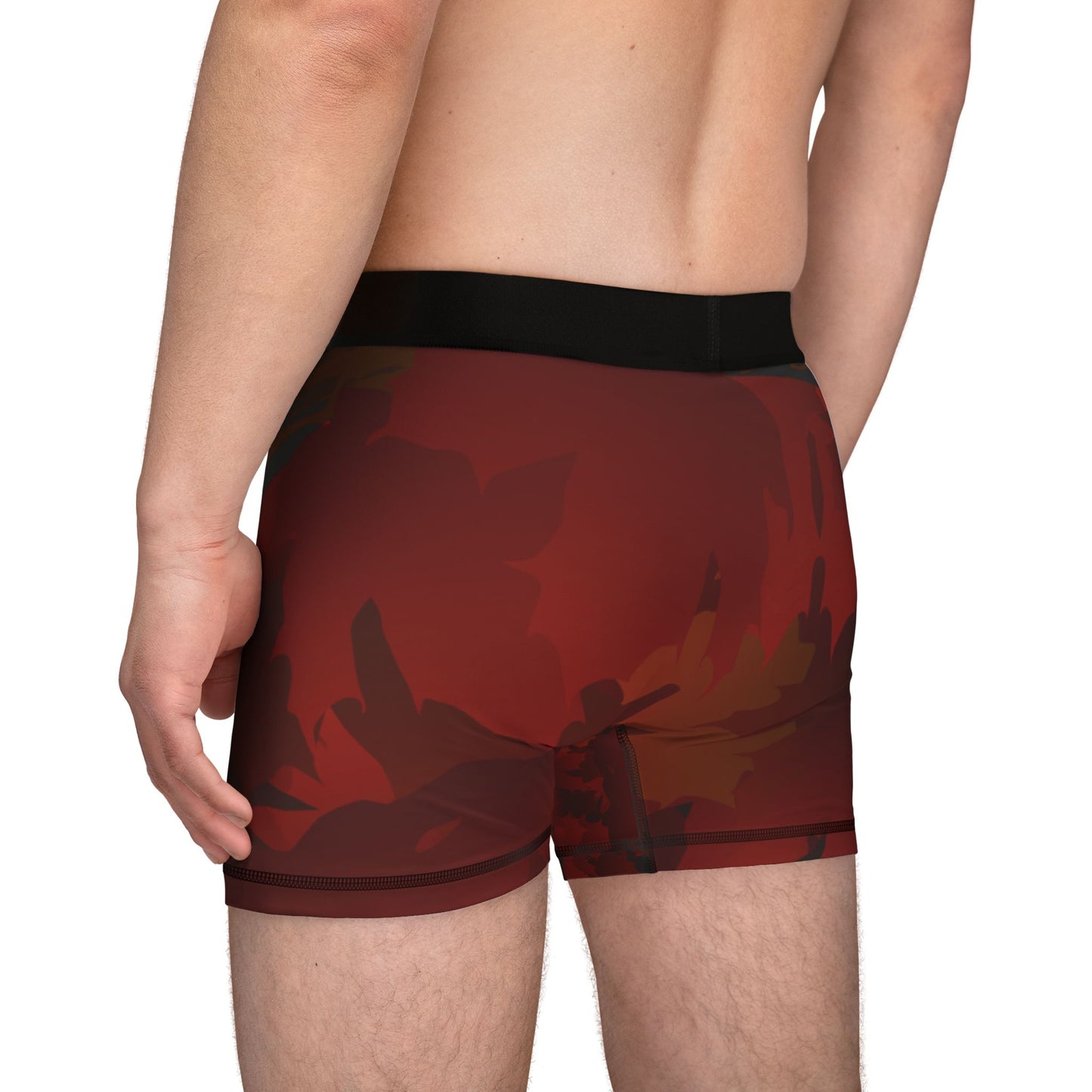 Squirrel Under Maple | Fun Men's Boxers with Woodland Charm | Cute – Comfy – Confident