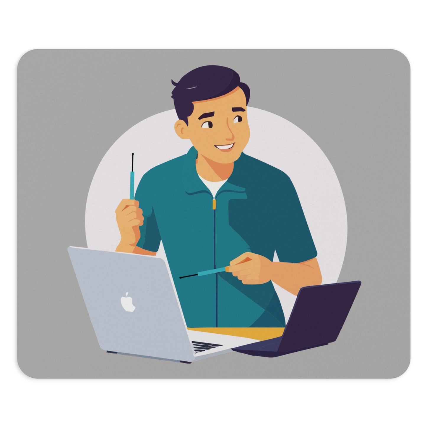 Work Mode Mouse Pad | Smooth Moves, Sharp Style | A Small Touch That Speaks Volumes