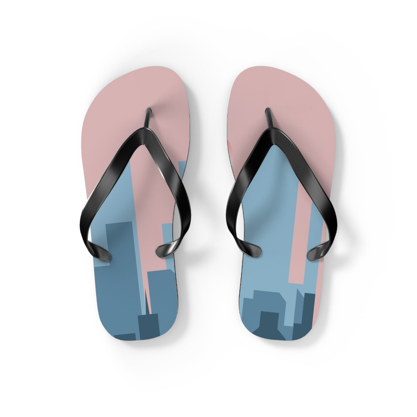 Urban Flip-Flops | 2D City Building Design | Bold Style in Every Step